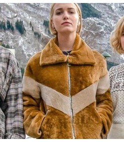 Ragnarok Theresa Frostad Eggesbo (Saxa) Faux Leather Far Jacket